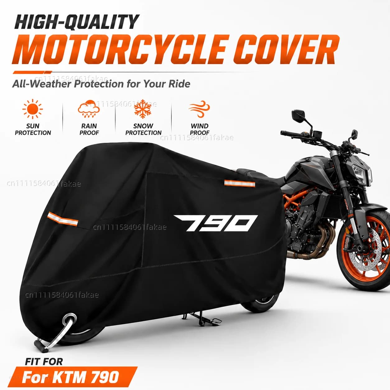 Motorcycle Cover Waterproof Outdoor All Season Dustproof UV Protective Moto Scooter Rain Cover For KTM 890 1090 1190 ADVENTURE