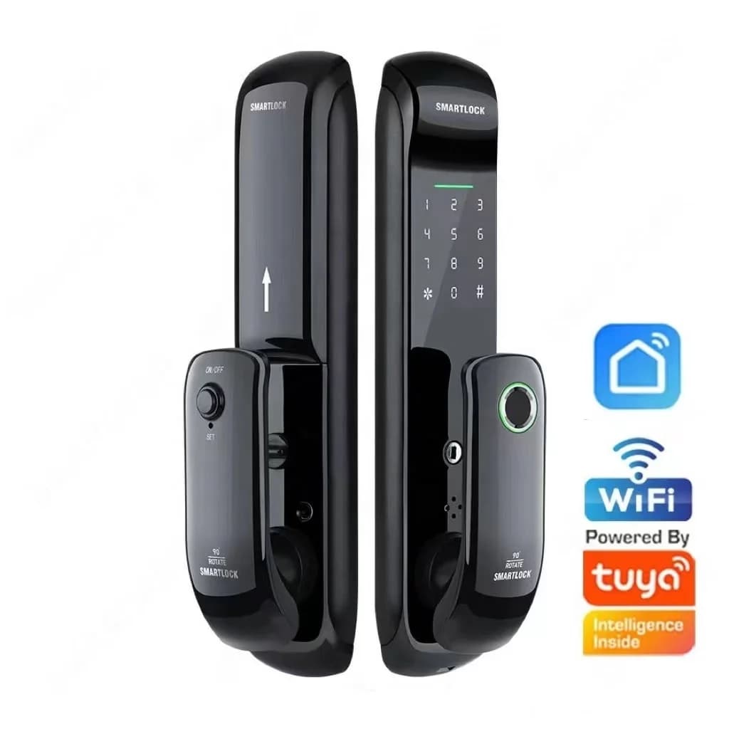 Serratura Elettronica Intelligente Tuya Smartlife per Casa, WiFi, Senza Chiave, con Tastierino di Sicurezza, Controllo Remoto, Serratura Digitale RFID