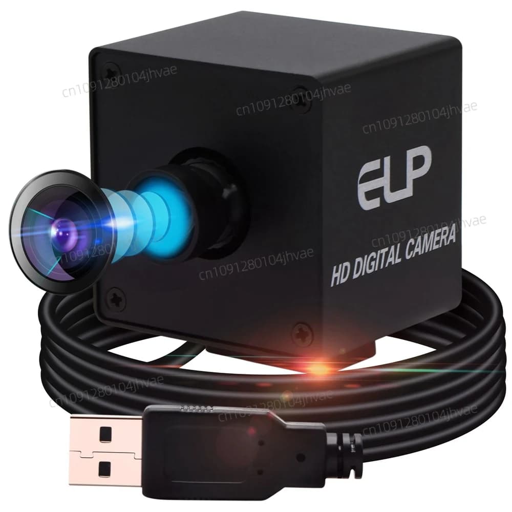 ELP Webcam 4K High Definition UVC 13 Megapixel Audio Camera No distortion PC Camera HD IMX214 for Raspberry Pi