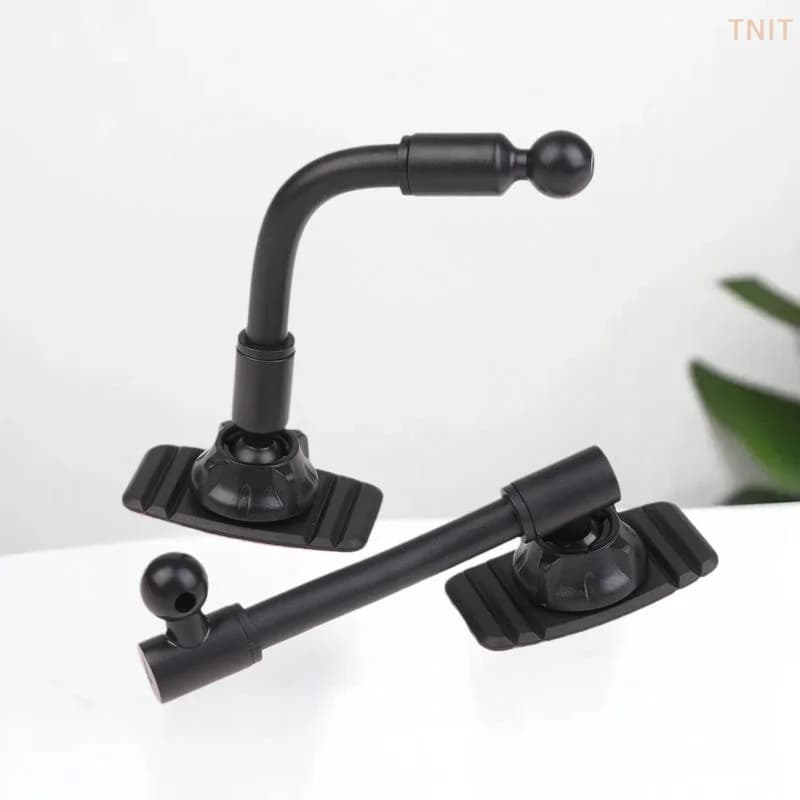 [J] 1 Set Car Dashboard Windshield Cellphone Mount Stand 17mm Ball Head Arm Base For Car Phone Holder Nano Glue Sticker Base