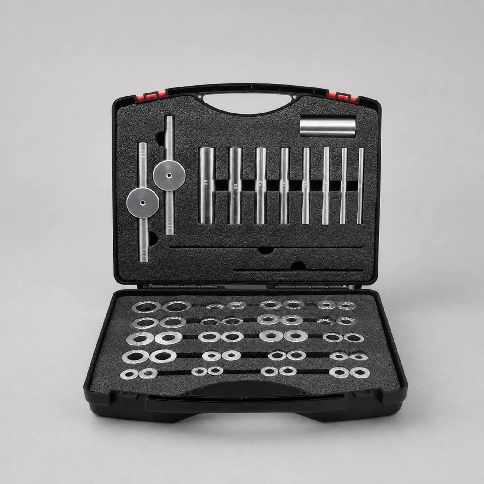Set di attrezzi per l'installazione di cuscinetti mozzo con maniglia integrata, kit attrezzi per cuscinetti mozzo a due ruote, kit pressa per movimento centrale, portatile e resistente