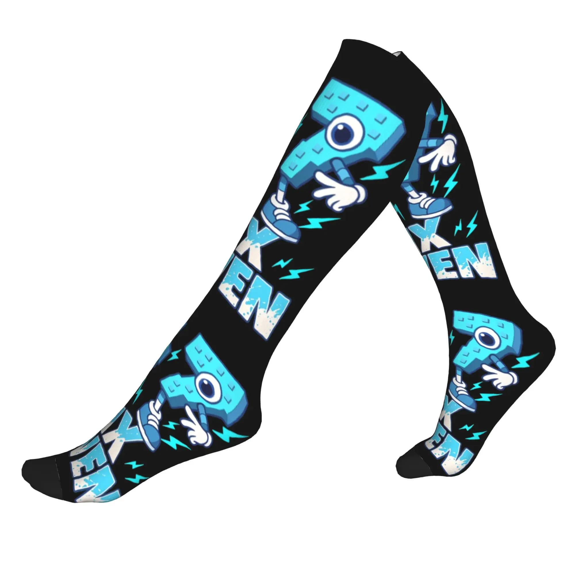 67 Six Seven 6 7 Funny Italian Brainrot Meme Dress Socks Mens Womens Warm Fashion Novelty Sports Compression Socks