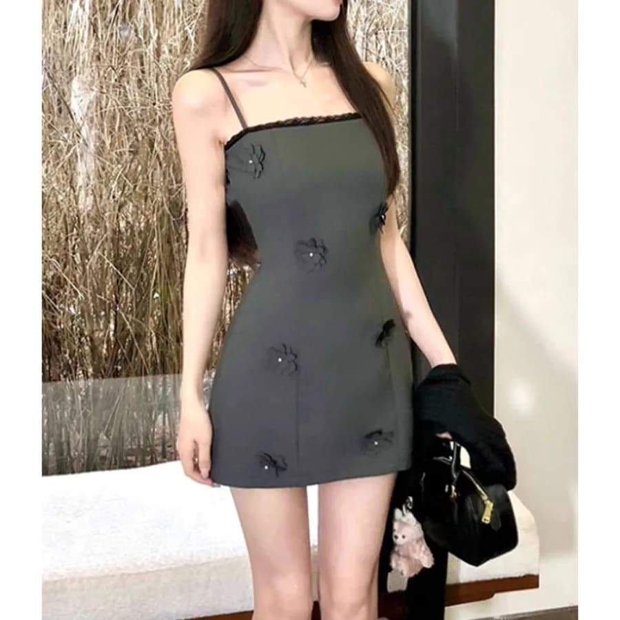 【Nuovo stile】Beihai Garden Fashion Retro Spice Girls Abito in pizzo all-match con cardigan autunnale Nuovo per l'autunno