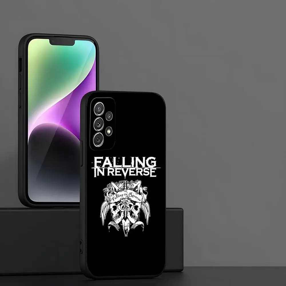 Cover posteriore F-FallingS In Reverse FIR per Samsung Galaxy A55 A54 A53 A34 A33 A32 FE Ultra S24 S25 S23 S22 S21