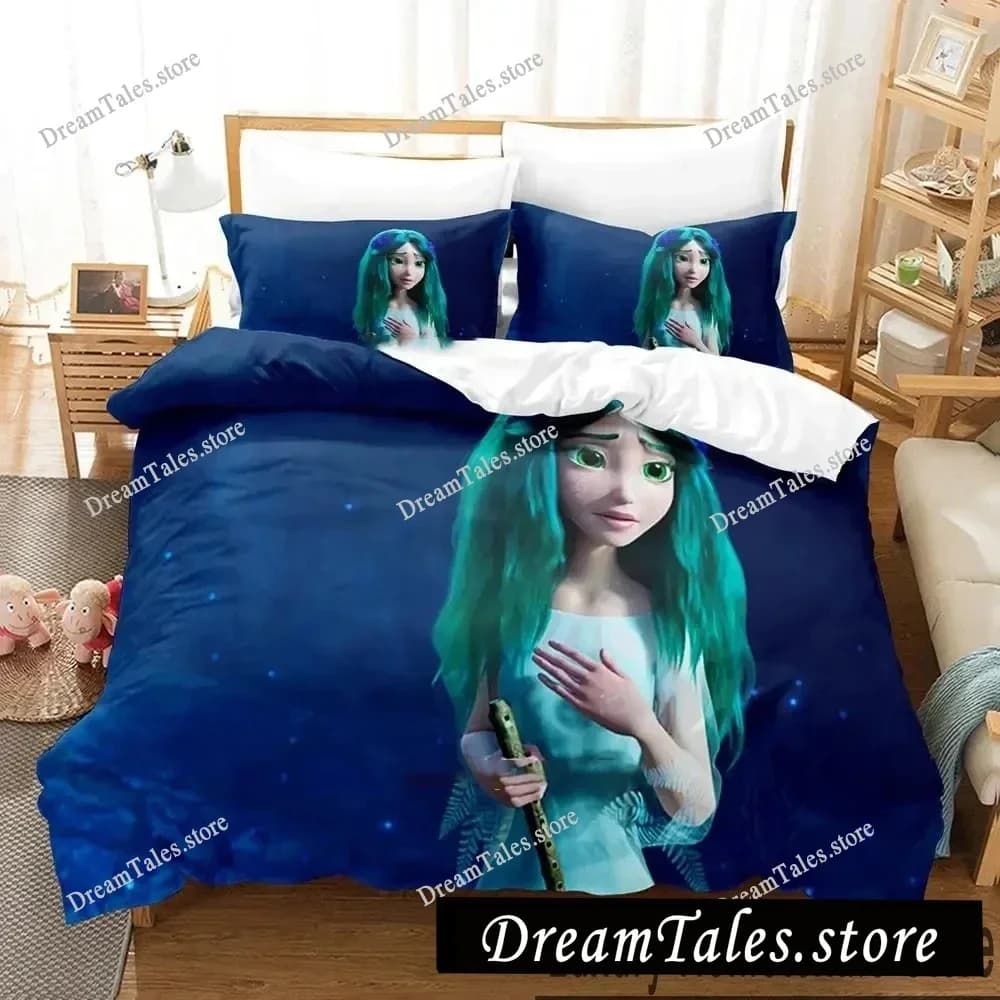 Exquisite 3D Mavka The Forest Song Wallpaper Print Bedding Set Duvet Cover Comforter Bed Youth Kids Girls Boys Gift741