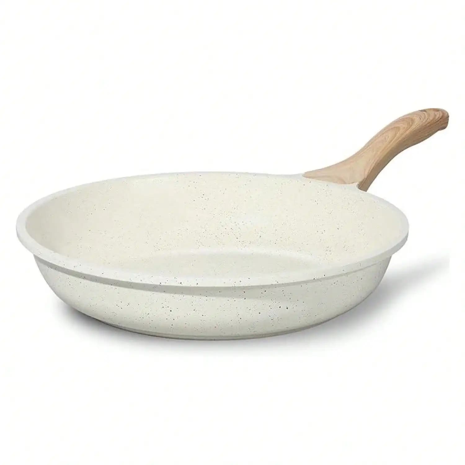 Padelle Antiaderenti in Ceramica con Coperchi, Pentole da Cucina Non Tossiche per Omelette Compatibili con Tutti i Fornelli a Gas, Elettrici e a Induzione