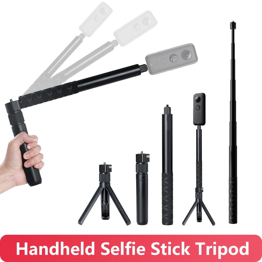 Bastone selfie invisibile per treppiede portatile Insta360 X5 Bullet Time per Insta 360 X5 X4 X3 ONE X2 RS GO 2 3S Accessori per fotocamera
