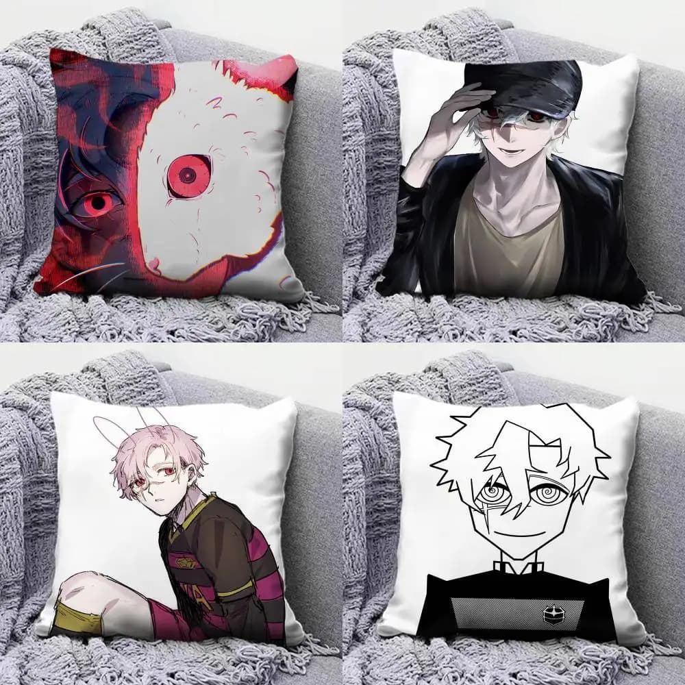 Bunny Iglesias Blue Lock Manga Pillow Covers, Home Sofa Cushion Covers and Aecorative Custom