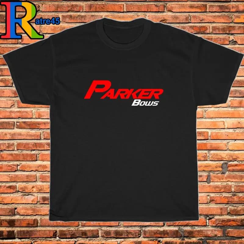 Nuova maglietta Parker Bows Logo nera grigio bianco blu scuro taglia S 5XL