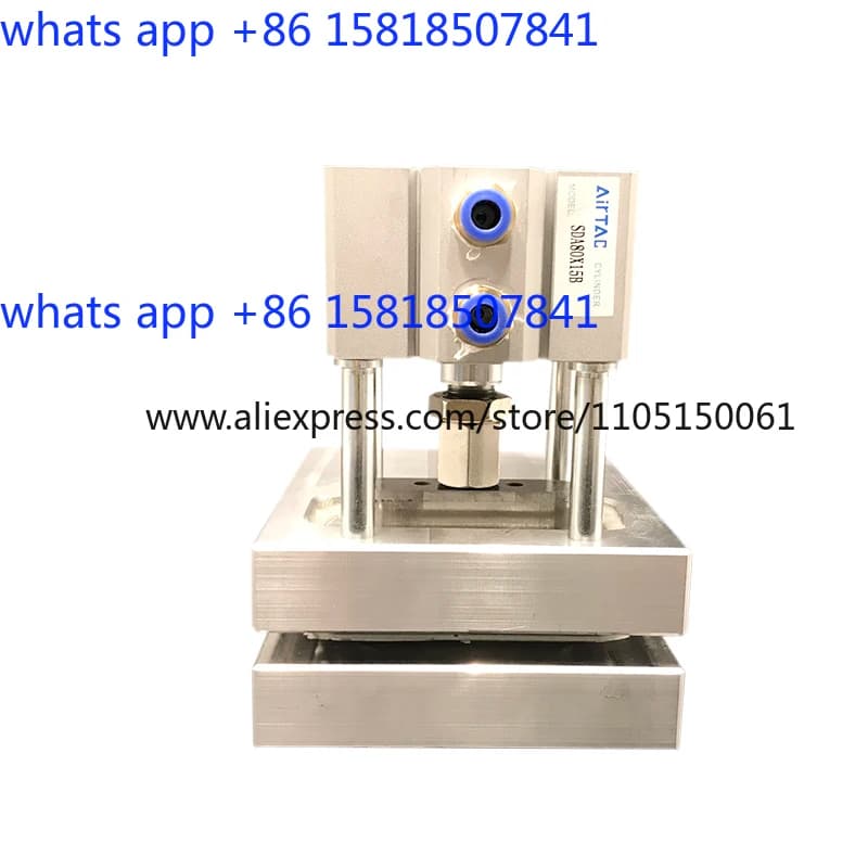 Plastic bag portable hole punching machine, pneumatic hole punching machine, commonly used standard linear type