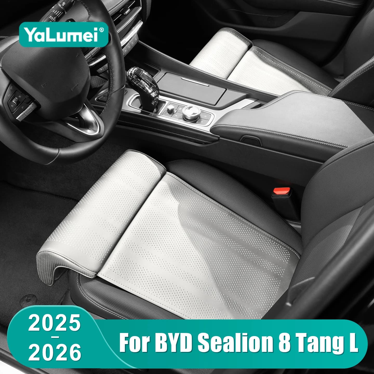 Extensive Support Legs Seat Auto for BYD Sealion 8 Tang L 2025 2026, Memory Foam Cover, Extensible Bearing, Interior Accessories