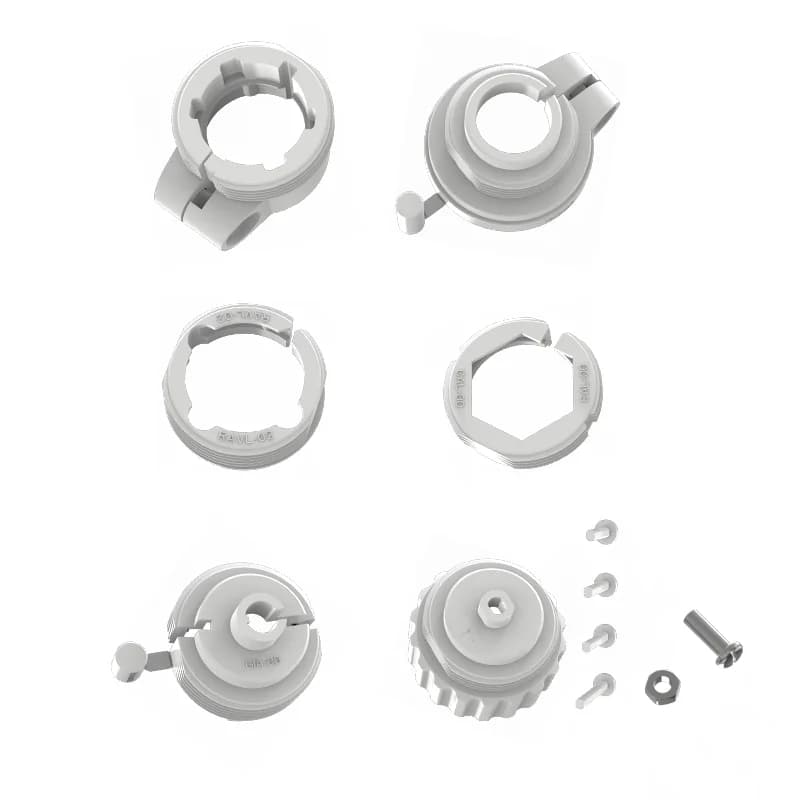 TRV Valve Adapters Connector for Tuya Zigbee WiFi Smart Radiator Thermostat Valve M30*1.5/M28*1.5 Head Adaptor TRV602/TRV604