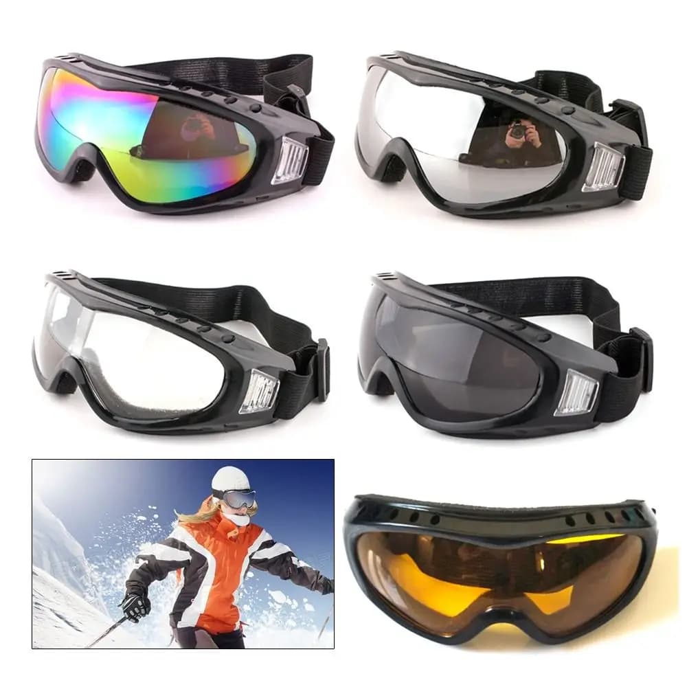 Unisex Lens Frame Winter Windproof Dustproof Children Ski Goggles Kid Eyewear Glasses Moto Cycling Snowboard