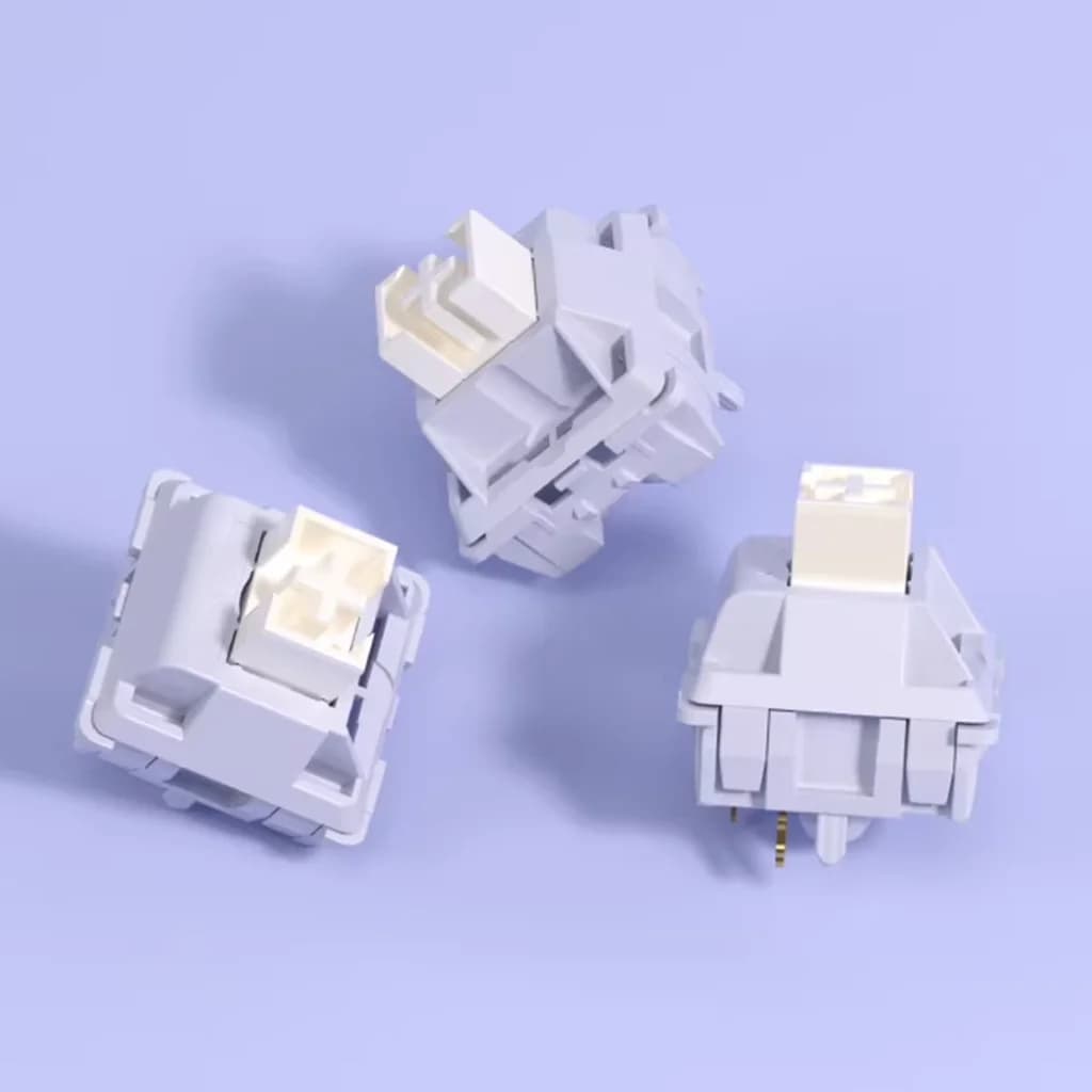 Interruttore HUANO Phantom a 5 pin lineare per tastiera meccanica, stesso stampo dell'interruttore Sakura, 42g, lubrificazione di fabbrica, HIFI personalizzato