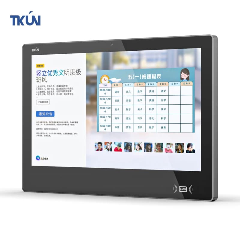 OEM/ODM Tablet PC touch screen industriale all-in-one Android da 15,6 pollici 1080P 2MP Fotocamera frontale Scheda NFC Nuovo tablet PC da 15,6 pollici