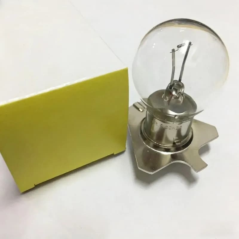 P47d 6V 30W 380158 390158, Lampadina OPMI 1 6V30W con Base Triangolare, Luce per Microscopio Zeiss 58Z 6V30W