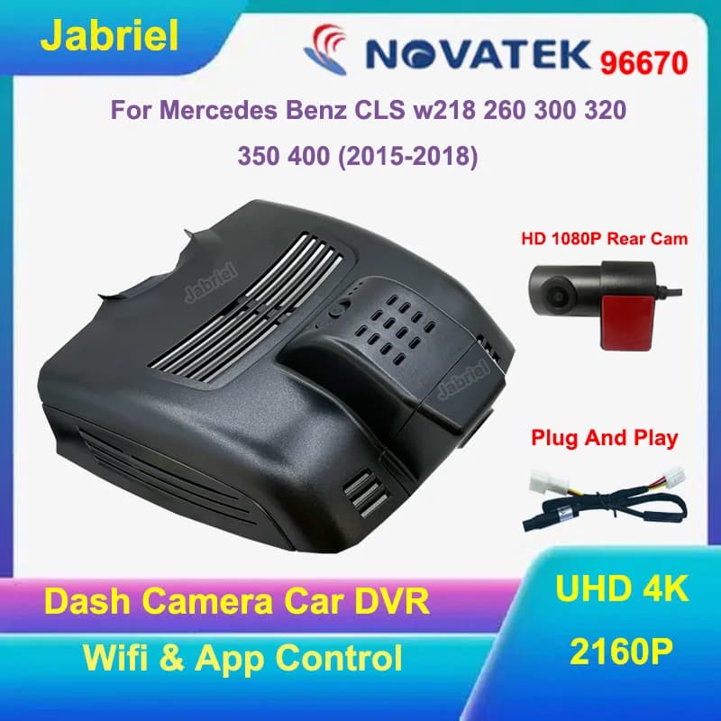 4K Wifi Dash Cam Auto Dvr Camera Recorder for Mercedes CLS 260 300 320 350 400 for Mercedes Benz CLS w218 2015 2016 2017