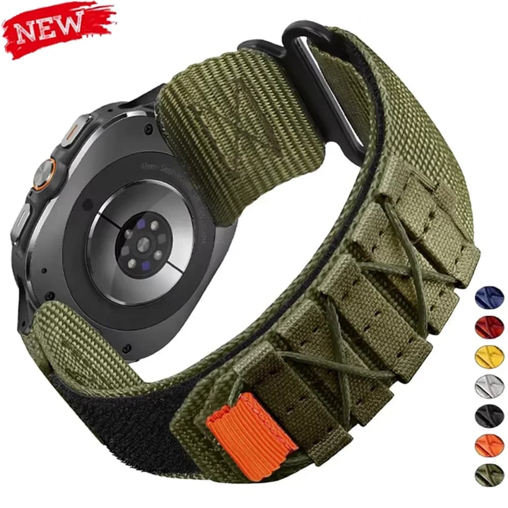 Nylon strap for Samsung Galaxy Watch 7 Ultra 47mm Quick Fit Strap No Gaps Sports Bracelet for Galaxy Watch 7 Ultra 47mm Bracelet