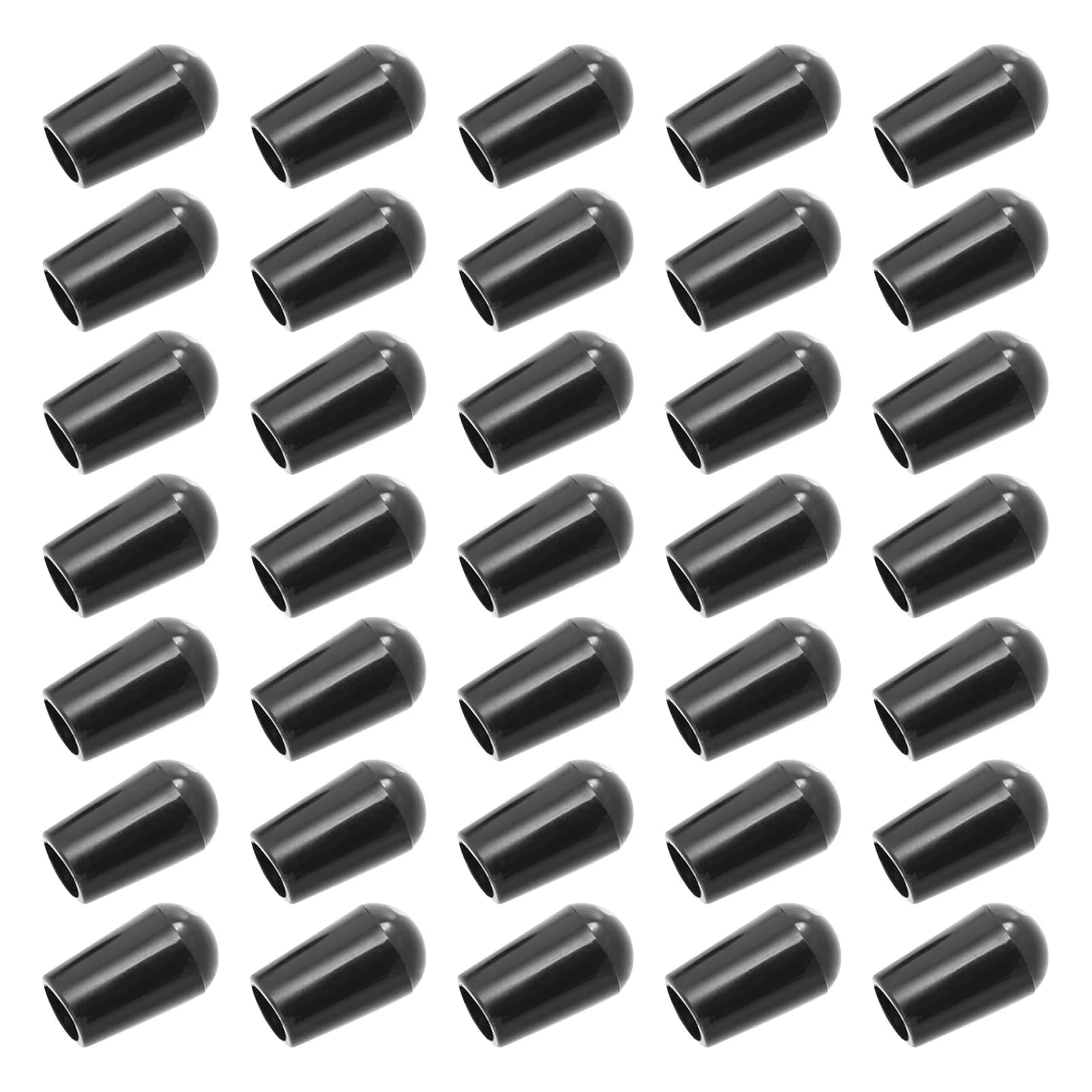 200Pcs Rack Tine Prong Cover Rubber Insulated Wire Thread Protector for Clothes Hanger Furniture Drain Shelf Tip Cap