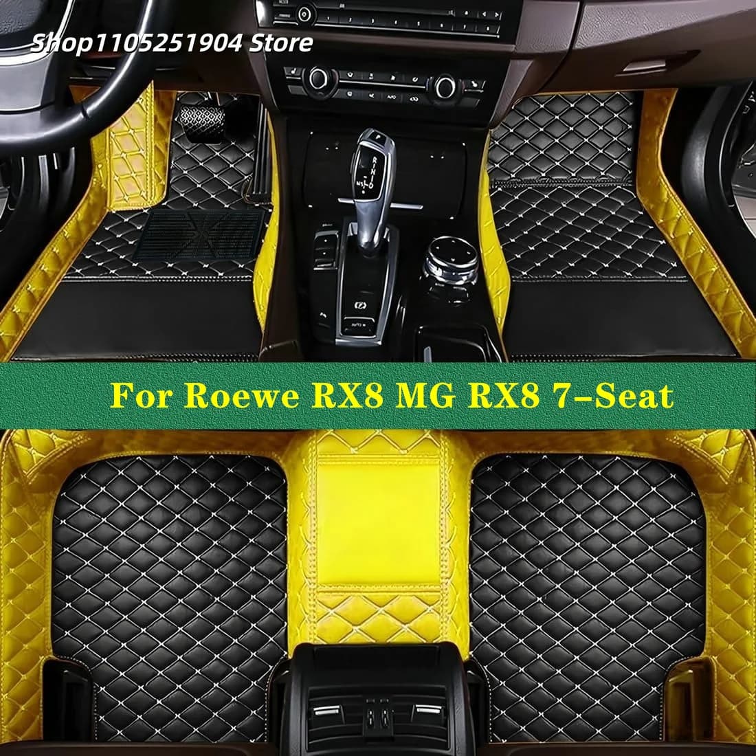 Auto Tappeti Tappetini per auto Per Roewe RX8 MG RX8 7 posti 2018 2019 2020 2023 2024 Tappetino per auto Accessori interni