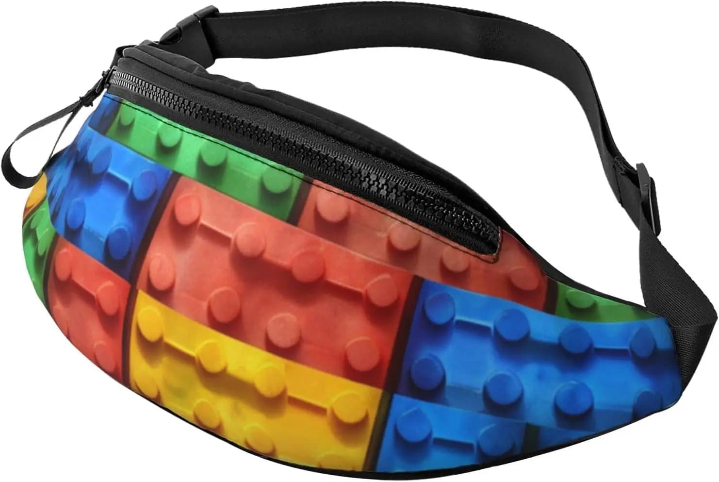 Men's Waist Block Fashionable Running Waist Bags Waterproof Shoulder Bag everywhere Adjustable Shoulder Strap