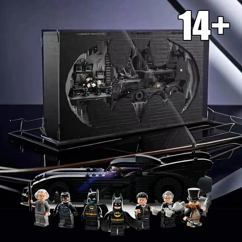 2026 Nuovo Set di Costruzioni 3981 Pezzi 76252 Batcave Shadow Box, Mattoncini da Costruzione Ispirati a Film Famosi, Giocattoli per Bambini, Ragazzi e Adulti, Regali di Compleanno