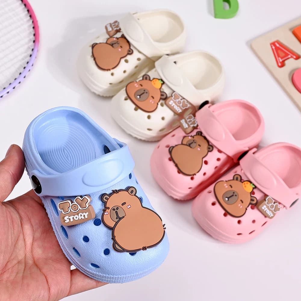 Ciabatte per Bambini con Cartoni Animati, Scarpe Estive con Fori per Ragazze e Ragazzi, Suola Morbida Antiscivolo per Interni
