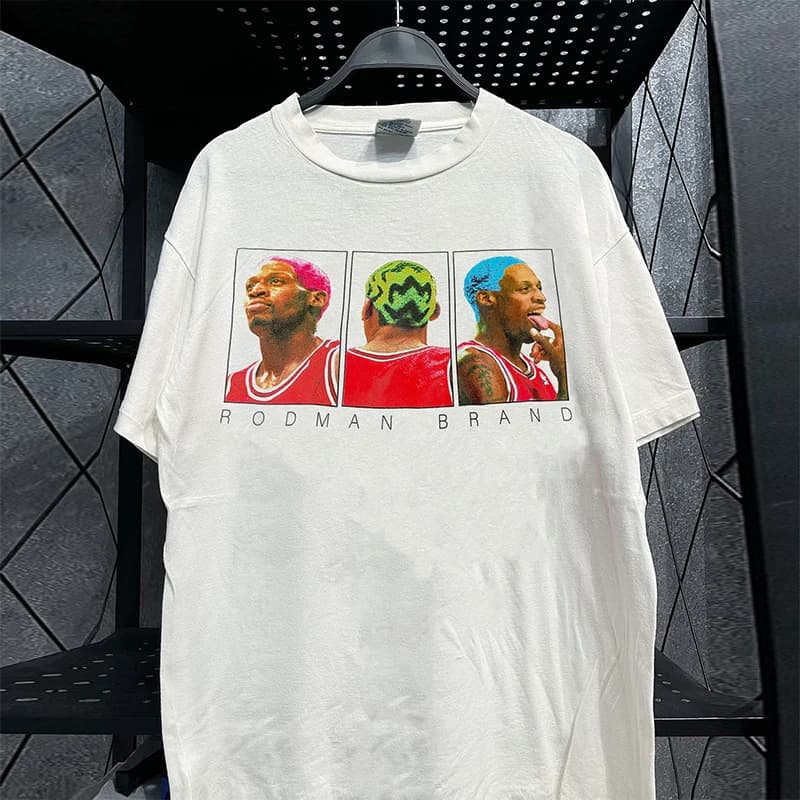 Cool Hip Hop Short Sleeve T-Shirt Men's American High Street Style Casual Cotton round Neck Loose Fit Summer Fashion Tee