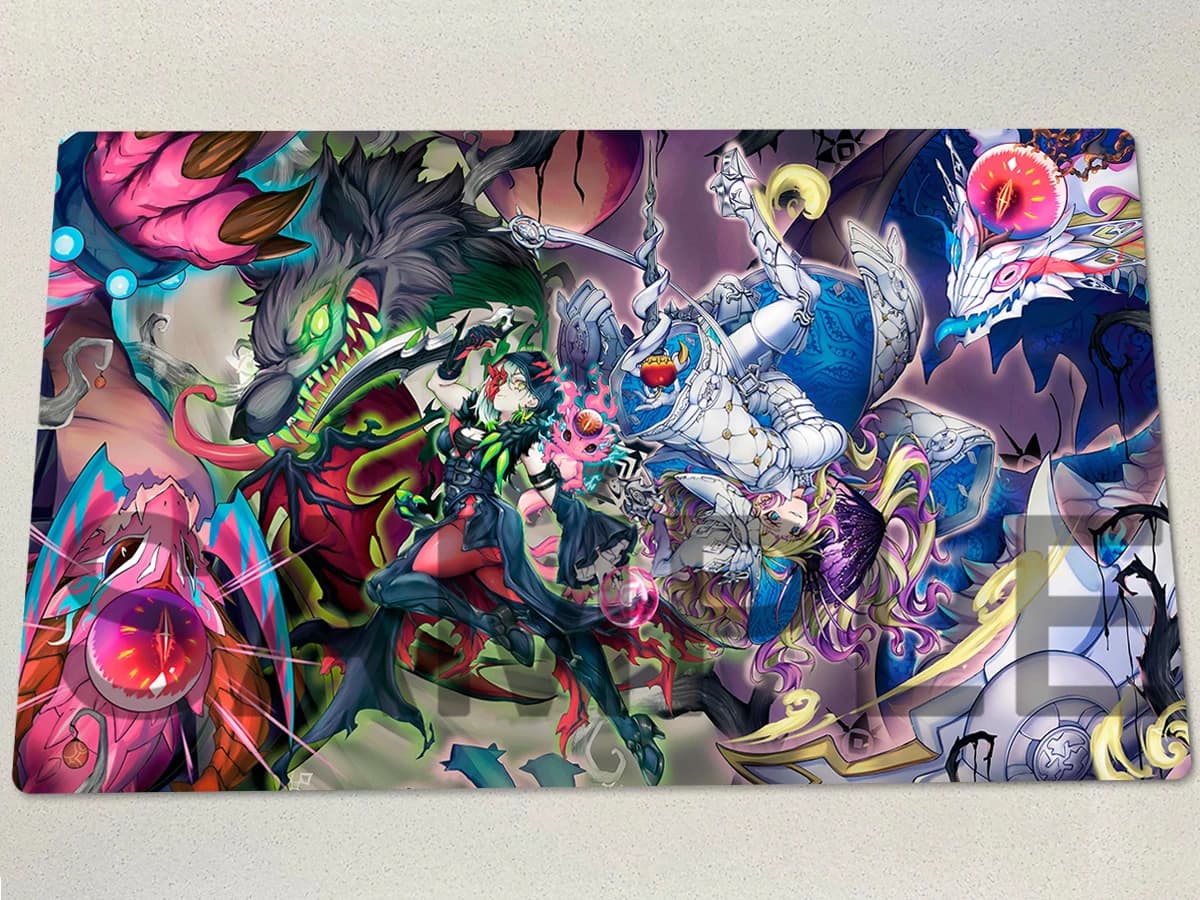 YuGiOh Playmat Original Sinful Spoils - Drago con anima d'occhio di serpente TCG CCG Mat Diabellze Trading Card Game Mat Mouse Pad Borsa gratuita