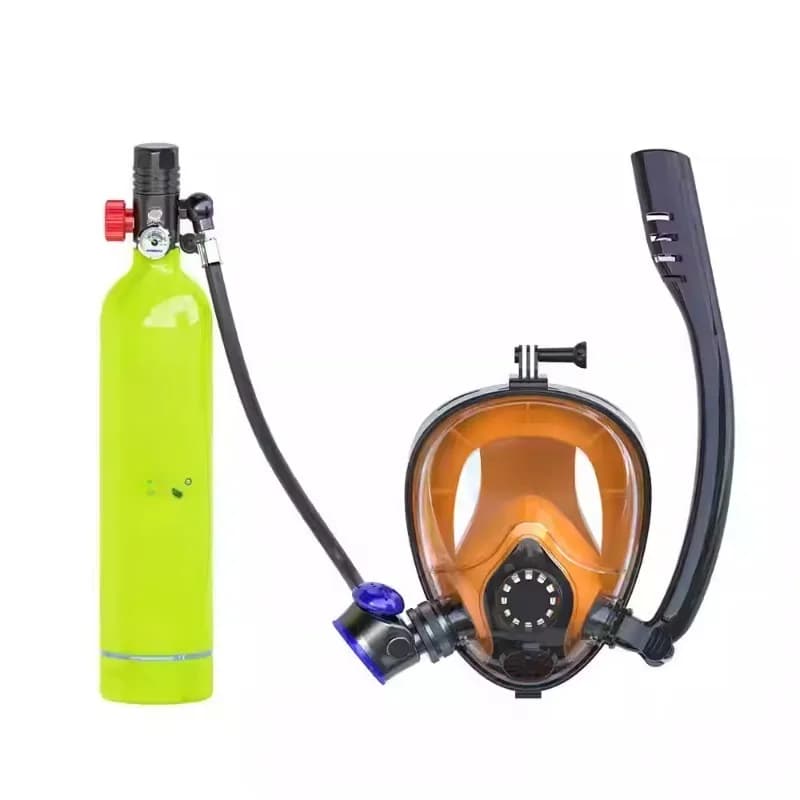 Diving Full Set Mask Snorkel Portable Oxygen Breathing Apparatus Underwater Gear for Scuba SwimmingGoods in stock