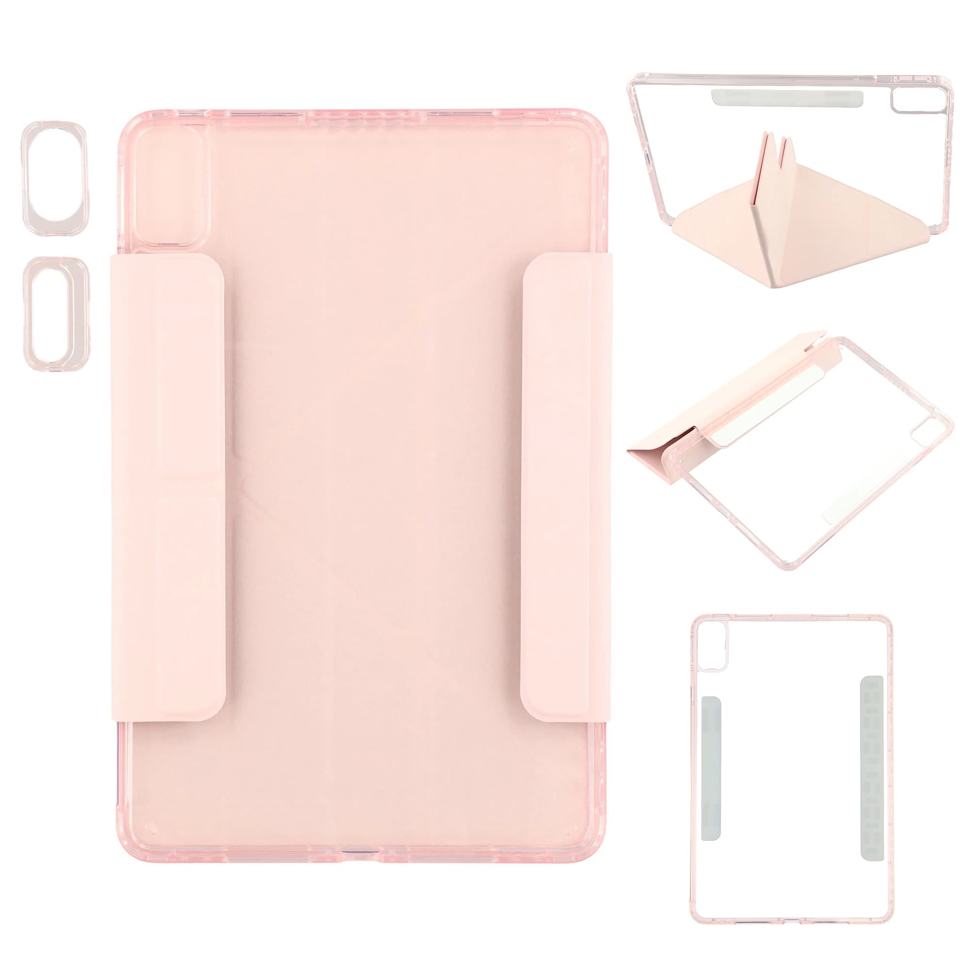 Custodia tablet per Huawei MatePad SE 11 / MatePad 11 (2023) / (2021) Cover magnetica con supporto per origami in acrilico PU TPU con doppia chiusura - P