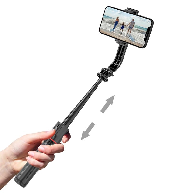 Anti-shake selfie stick treppiede per telefono cellulare selfie artefatto foto bracke bluetooth 360 ° rotazione automatica Telefono universale P43