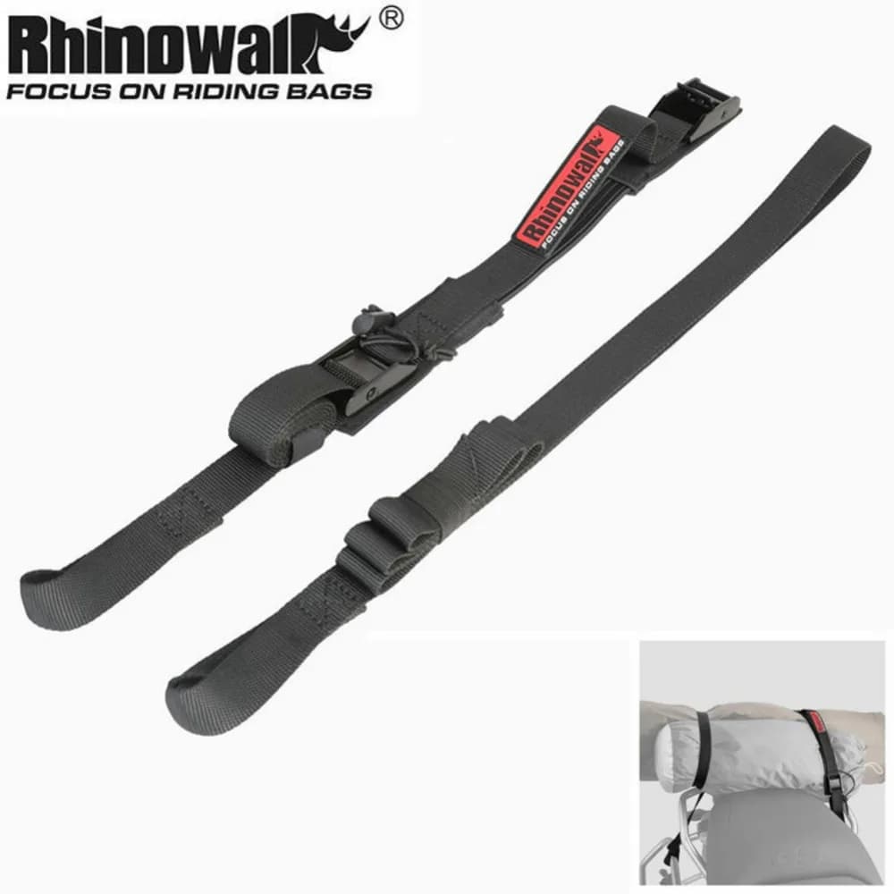 Rhinowalk Cinghia per bagagli per moto Cintura da carico universale da 2,5 m per bici da auto Cintura con fibbia per sedile posteriore con fibbia a camma