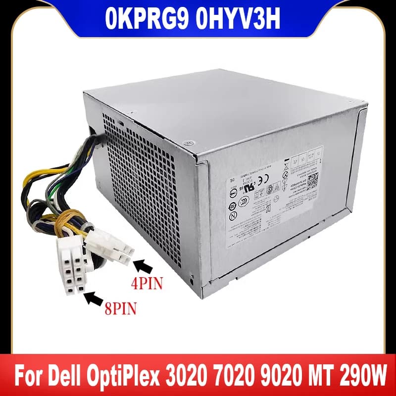 For Dell OptiPlex 3020 7020 9020 MT 290W PSU Power Supply L290AM-00 D290EM-00 HU290AM-00 H290AM-00 0KPRG9 KPRG9 0HYV3H HYV3H