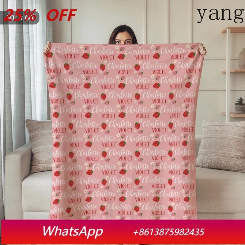 Coperta personalizzata LHH, morbida e delicata sulla pelle, coperta da divano, decorazione per la casa