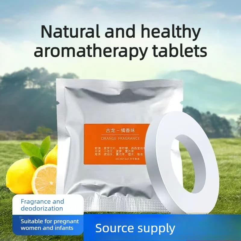 Ricarica per Deodorante Auto, Bastoncini Circolari per Bocchette di Ventilazione, Aromaterapia Solida, Profumo a Lunga Durata