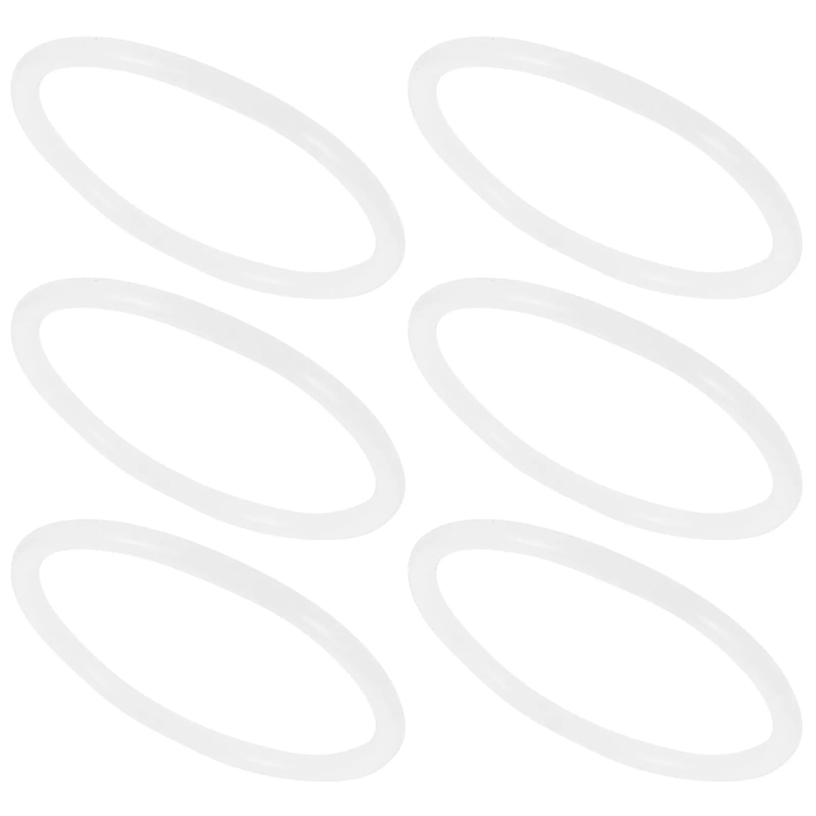 6Pcs Crystal Singing Bowl Ring Cushions Thickened Rubber Anti-Slip Pads Noise Reduction Gaskets Sound Therapy Yoga Meditation