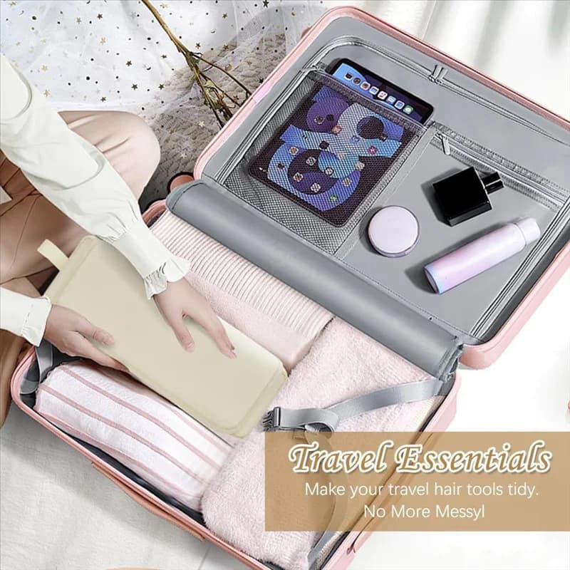 M11K Double Layer Portable Hair Dryer Bag for Shark Flexstyle/Dyson Airwrap
