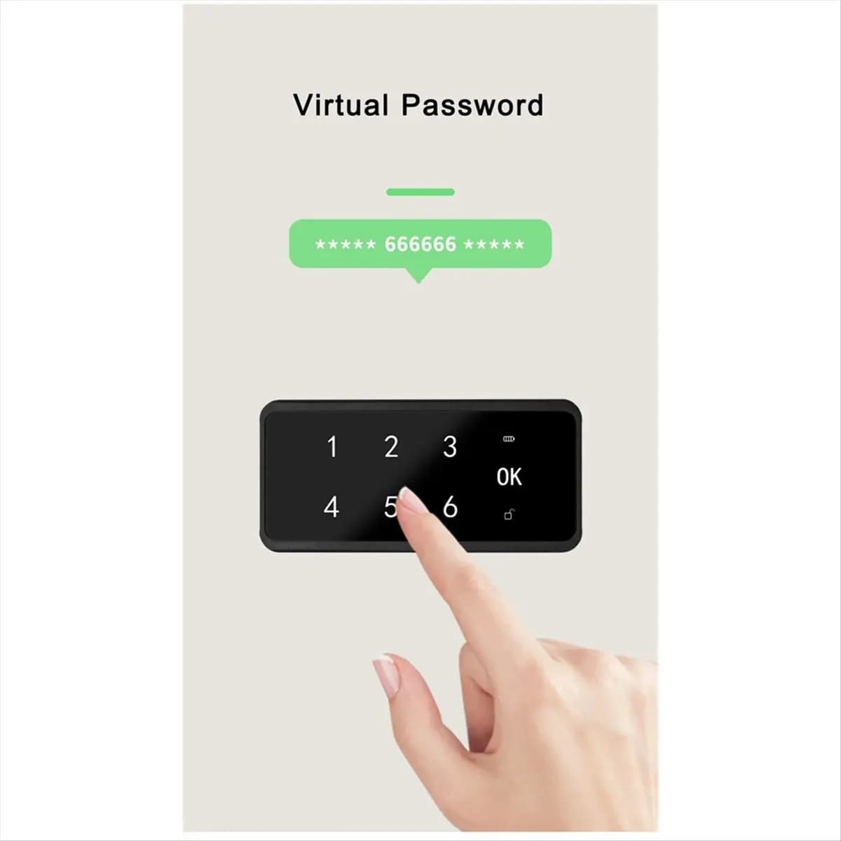 AA80 Smart Fingerprint Lock, Drawer Lock, Password Lock, Cabinet Lock, Cabinet Door Lock, Electronic Induction Lock