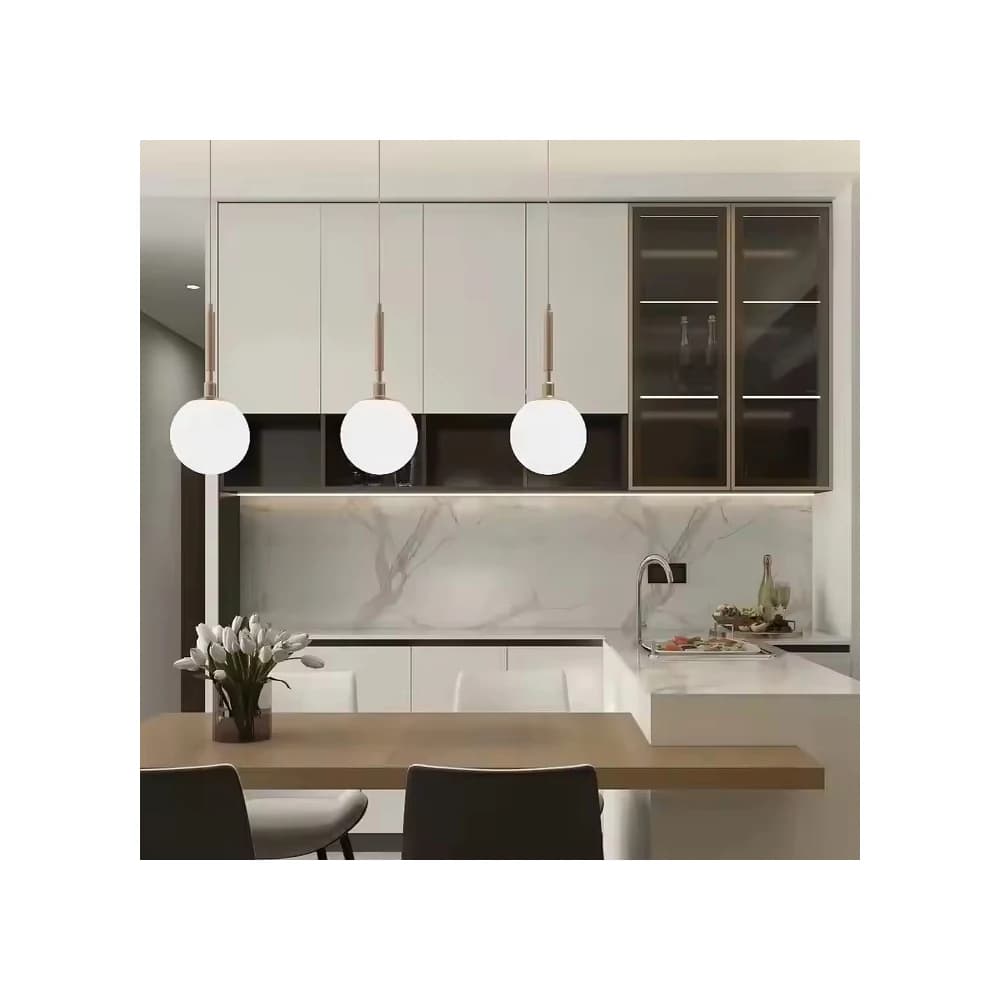 Custom North American Simple Design Classic Flat Pack Glossy High Quality Solid Maple Wood Modern White Shaker Kitchen Cabinets