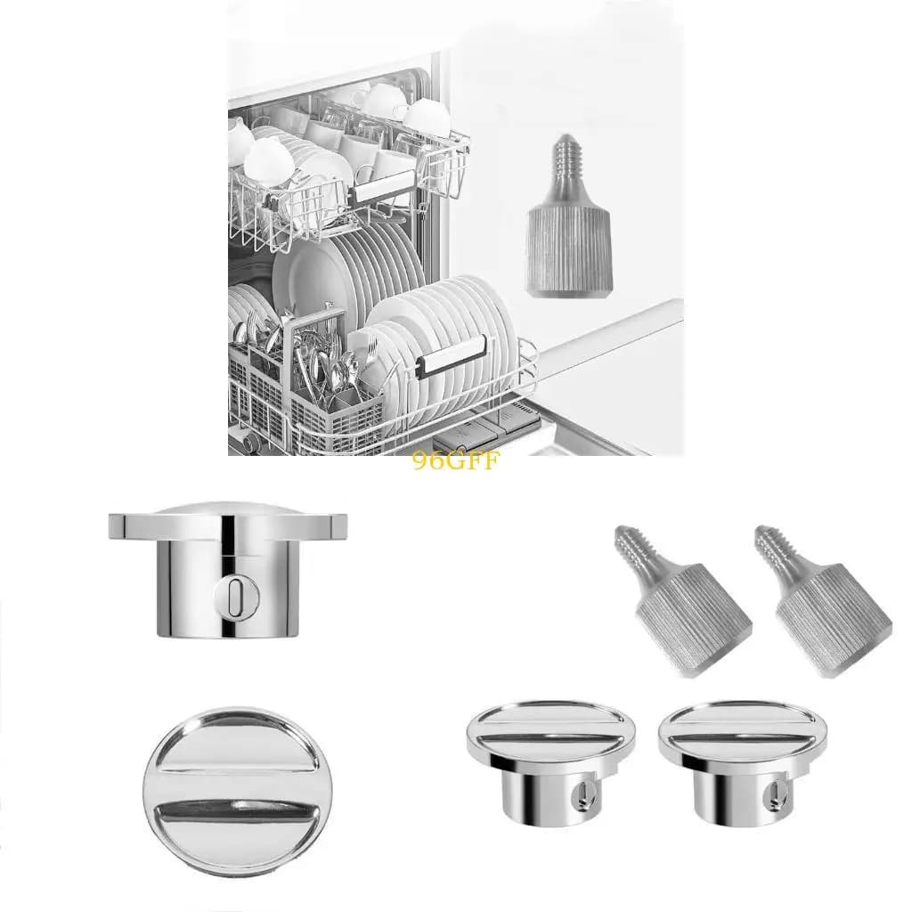 96GF Stainless Steel Attachment Knob Thumb Screws Stand Mixers Accessories Kitchen Appliance Parts Mixers Hub Screw Accessory