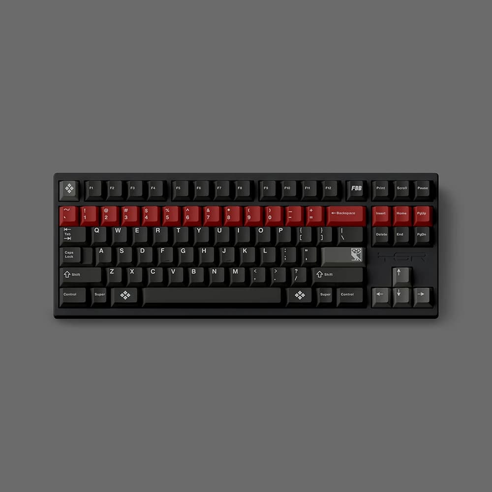 Asse magnetico per tastiera personalizzata con sublimazione PBT gufo originale da 1,7 mm