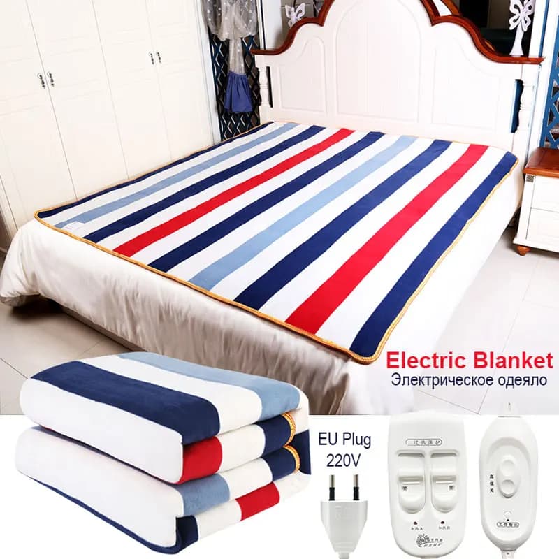 Coperta elettrica automatica Termostato di riscaldamento 220V Scaldamuscoli doppio Letto riscaldato Materasso riscaldato Tappeti riscaldati elettrici Tappetino