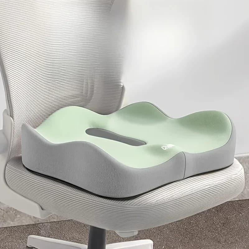diHergonomics for Office ChairusHergonomic Memory Foam Support Corner 3 Zone, Breathable Posture Corrector for Car, Office, Wheelchair