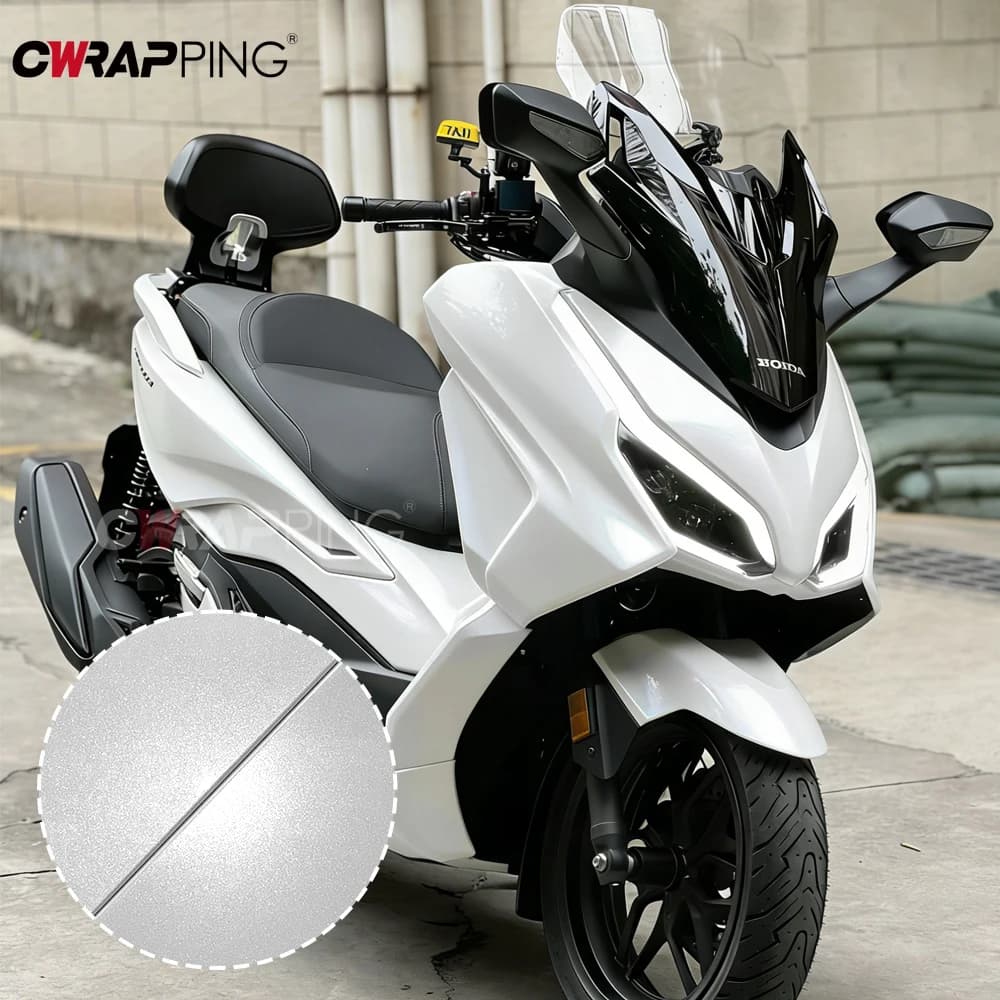 Pellicola in PET per Wrapping Auto, Film Antigraffio Impermeabile con Tecnologia Air-Release, Vinile per Copertura Moto e Accessori Auto