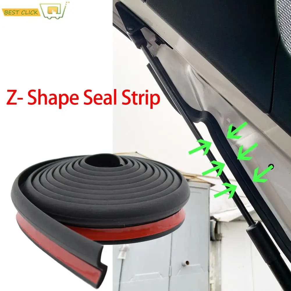 2m z-type Seal Strip guarnizione cappuccio auto porta pilastro copertura motore per VW Audi Skoda BMW Nissan Toyota Kia Honda Hyundai Kia