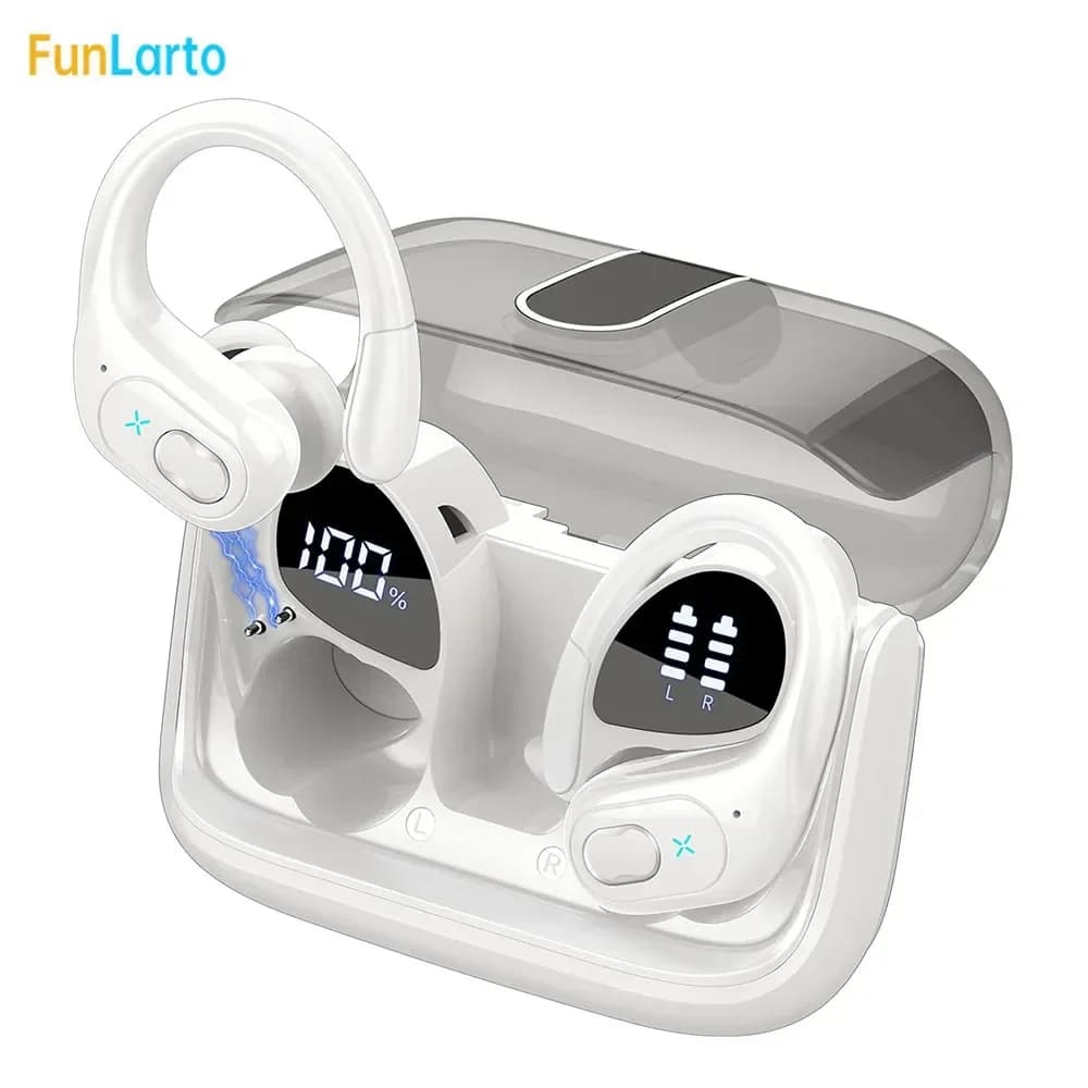 Auricolari wireless TWS Sport Cuffie wireless Bluetooth Stereo impermeabile Auricolari per bassi profondi Cuffie con cancellazione del rumore