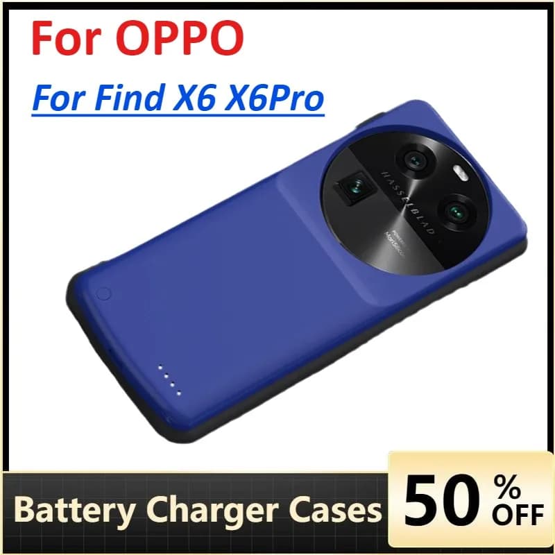 Custodia per caricabatterie portatile per Oppo Find X6 X6Pro 10000mAh Custodie per caricabatterie Accessori per telefoni cellulari