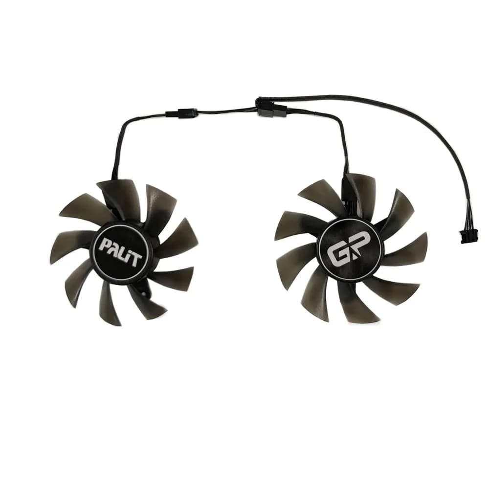 2Pcs/Set 80(75MM) DIY Graphics Fan,TH8015S2H-PCC02,GPU Cooler,For Palit GeForce GTX 1650 GTX1650 SUPER GP OC,Video Card Cooling