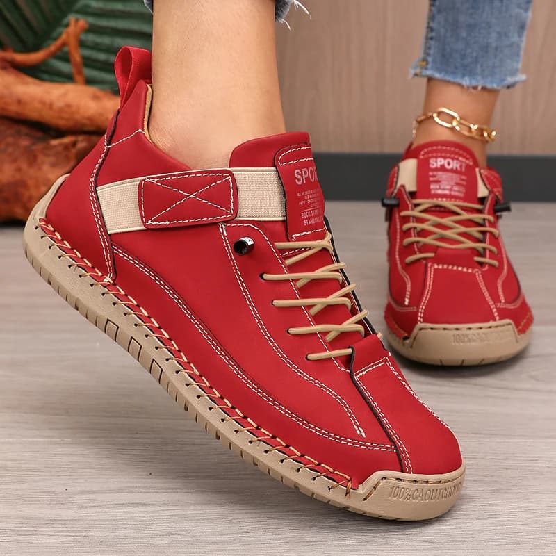 Nuovi stivali da donna alla moda semplici alla moda di marca di lusso scarpe casual stivali con plateau con suola morbida resistenti all'usura impermeabili